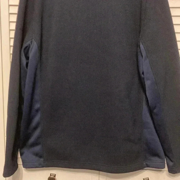 Izod Advantage Performance Stretch Navy Zip Jacket size L - Picture 6 of 8